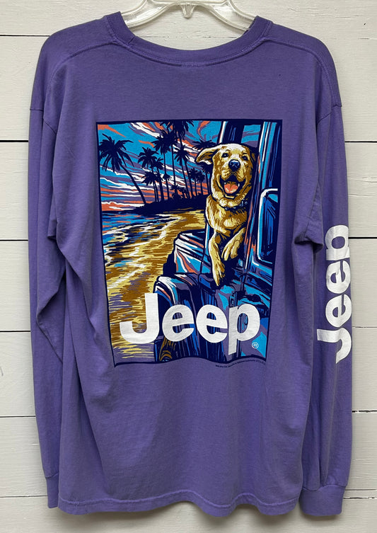 Purple Jeep Long Sleeved Shirt